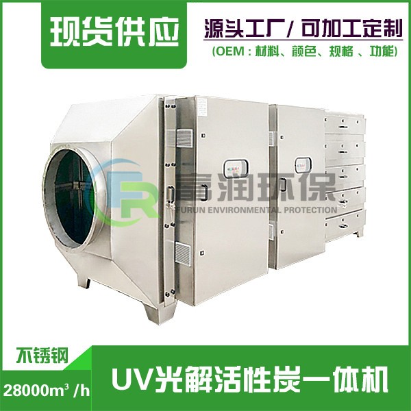 襄城28000m³/h （不锈钢） UV光解活性碳一体机